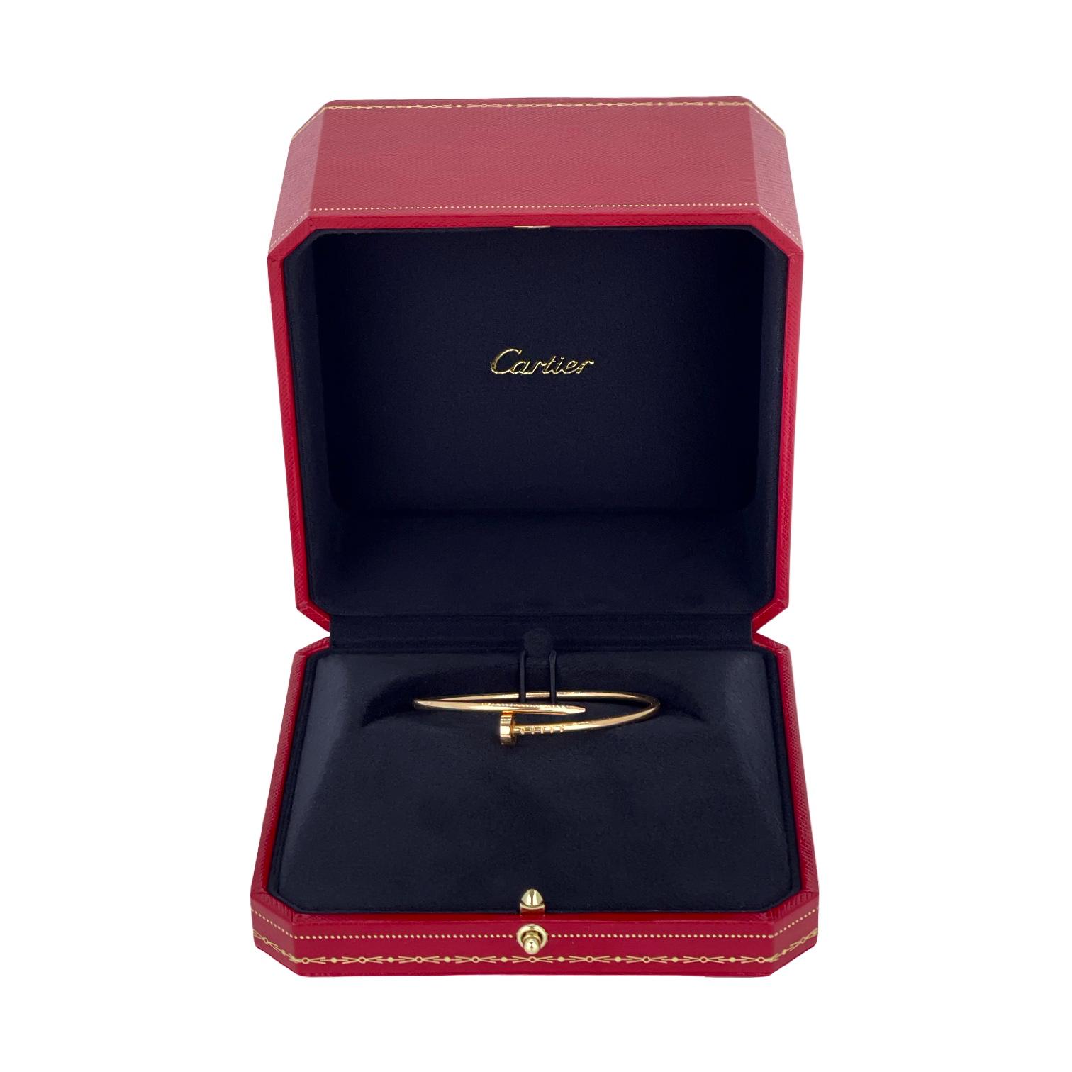 Cartier Yellow Gold Small Juste Un Clou Bracelet 15