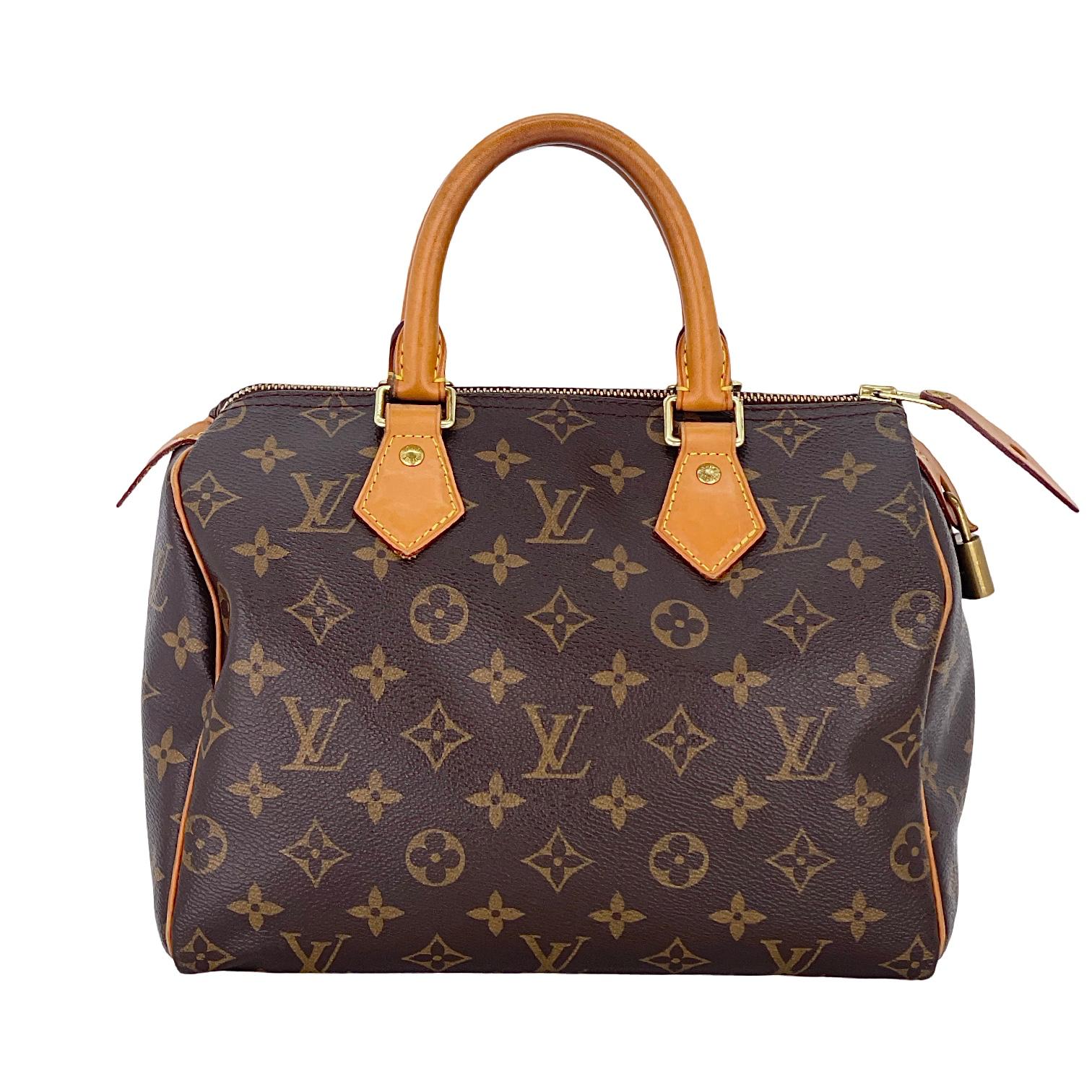Louis Vuitton Brown Monogram Canvas Speedy 25