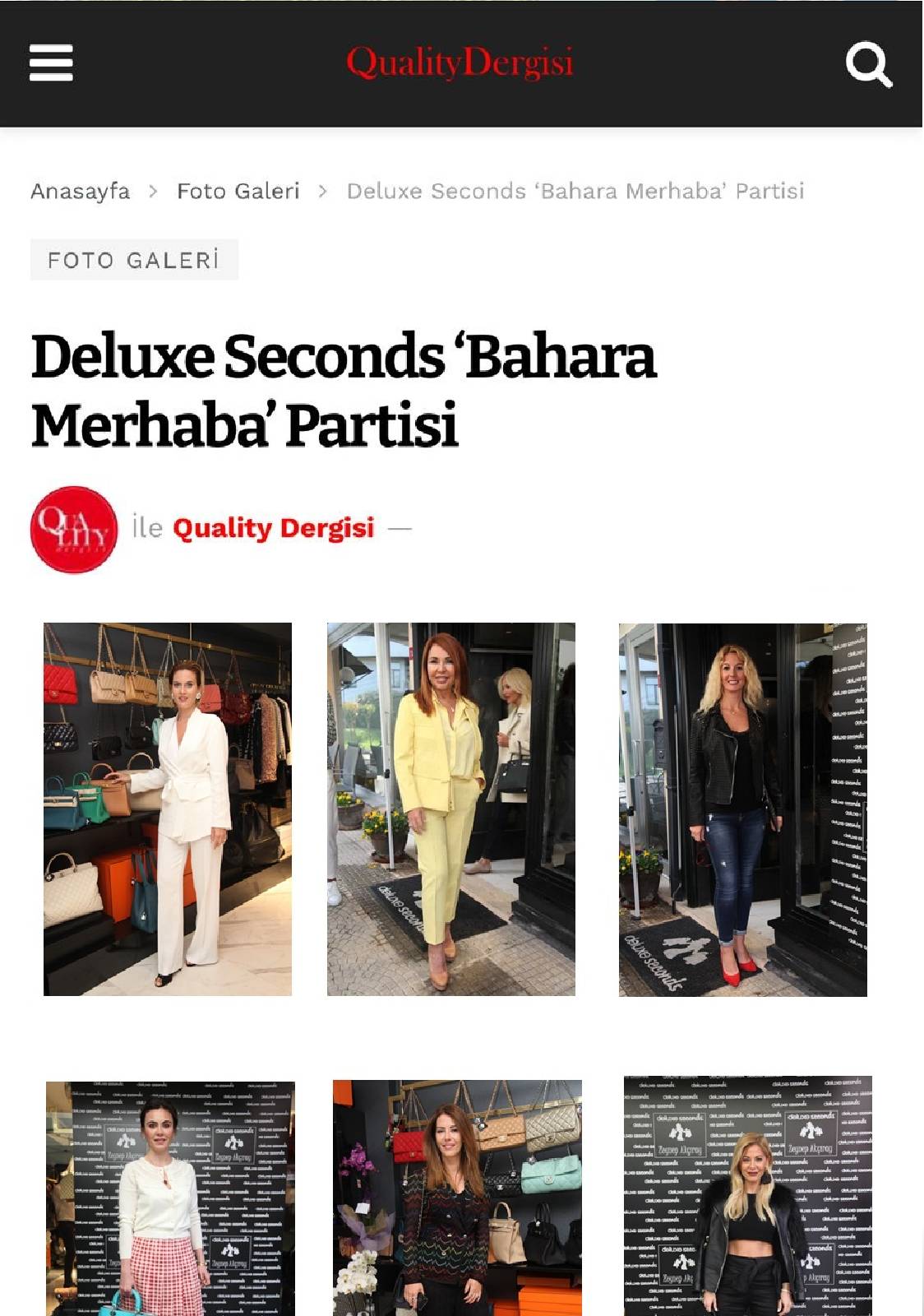 Deluxe Seconds 'Bahara Merhaba' Partisi