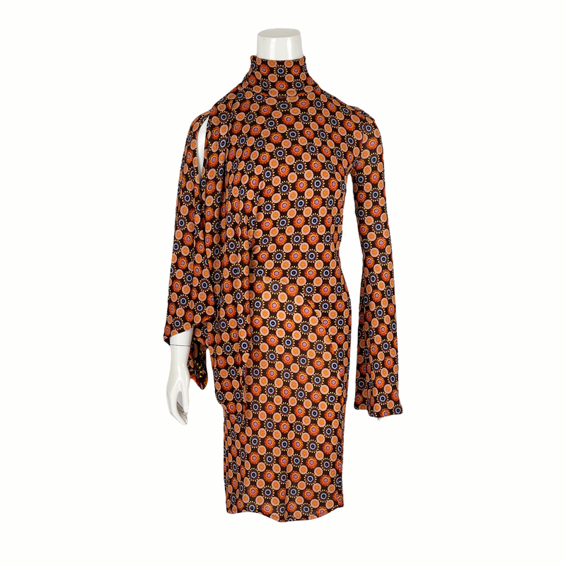 Givenchy Multicolor Floral Print Viscose Dress 38 - 1