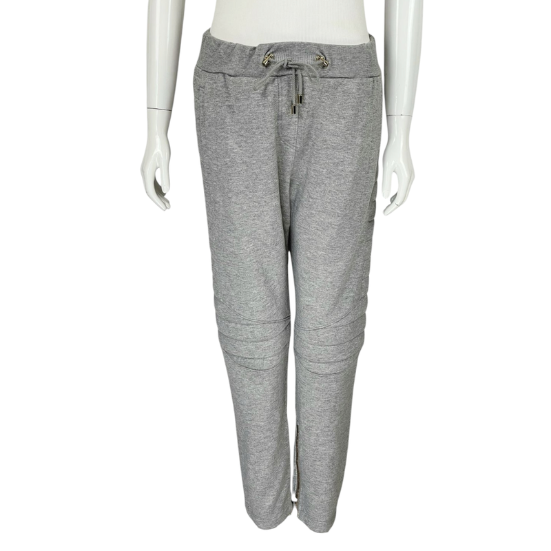 Balmain Grey Cotton Sweatpants 40 - 1