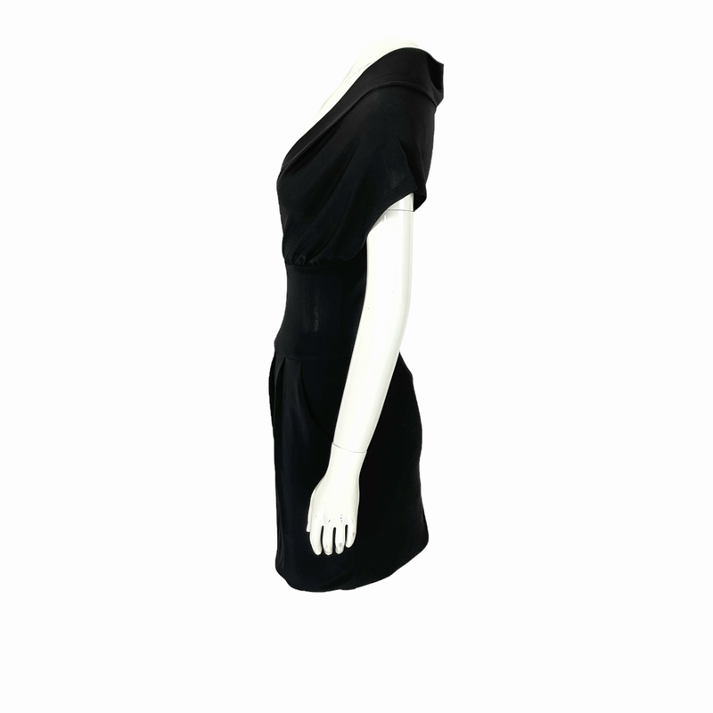 Prada Black Sleeveless Pocket Dress IT38 - 3