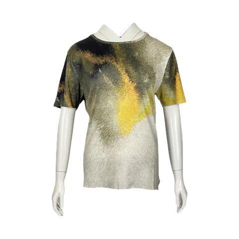 Fendi Green Yellow Orange Cotton Tshirt IT48