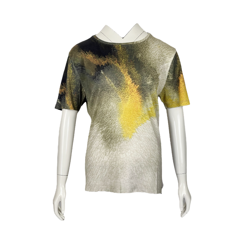 Fendi Green Yellow Orange Cotton Tshirt IT48 - 1