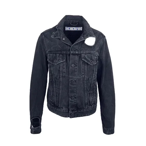 Off White Anthracite Meteor Denim Jacket IT42