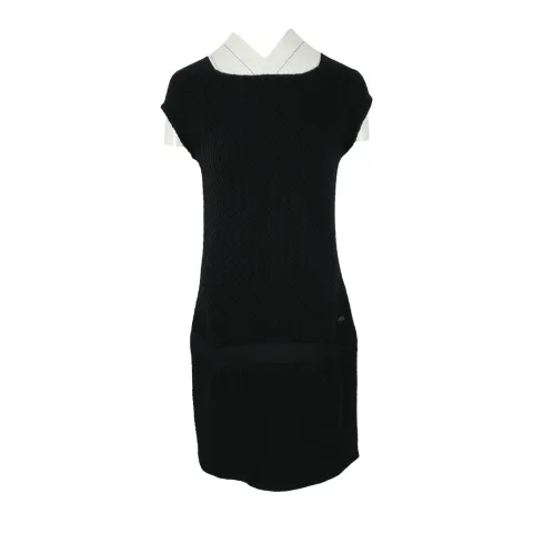 Chanel Black Knit Dress 38 - 1