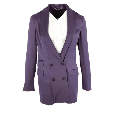 Gucci Purple Satin Jacket IT40 - 1