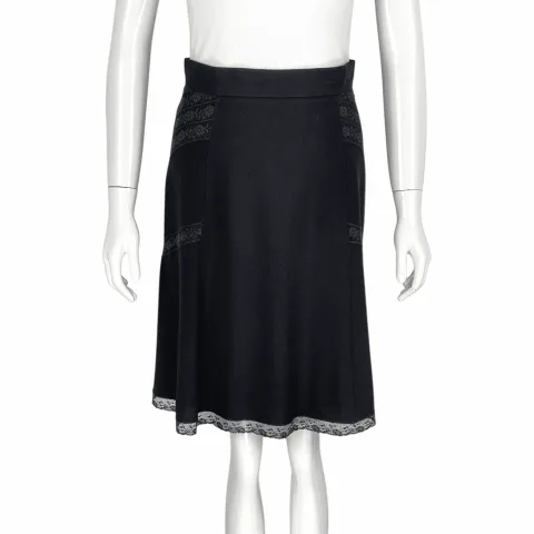 Prada Black Lace Skirt IT38 - 1