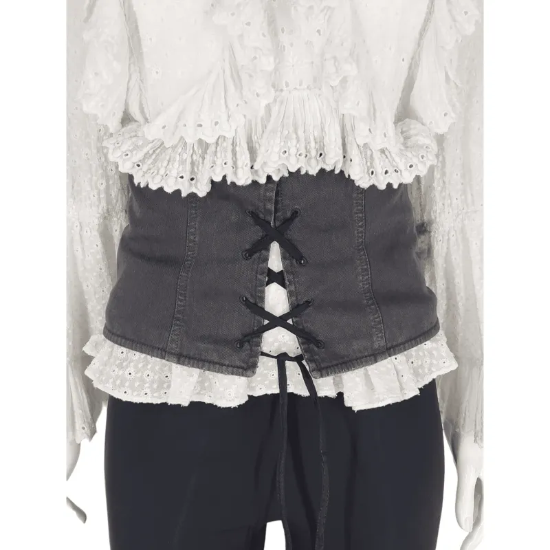 Prada Dark Denim Corselet IT40 - 1