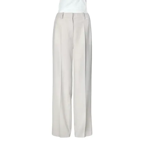 Theory Rice Relaxed Straight Admiral Crepe Pants 6 - 1