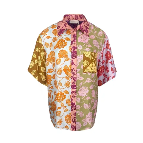 Zimmermann Multicolor The Lovestruck Floral Print Silk Twill Shirt 3 - 1