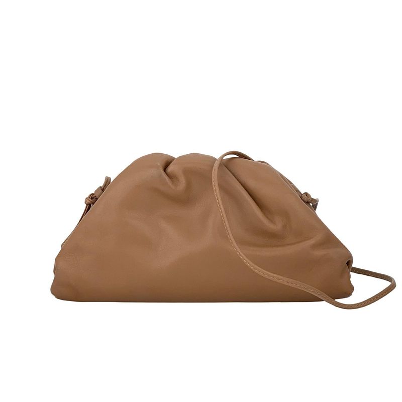 Bottega Veneta Brown Calfskin Mini Pouch - 1