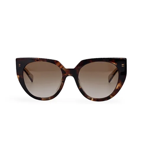 Prada SPR14W Brown Poudre Sunglasses - 1