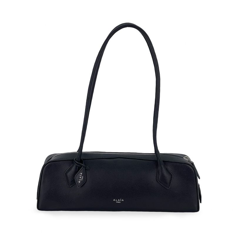 Alaia Black Goatskin Medium Le Teckel Bag
