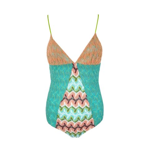 Missoni Mare Green Coral One Piece Swimsuit IT42 - 1
