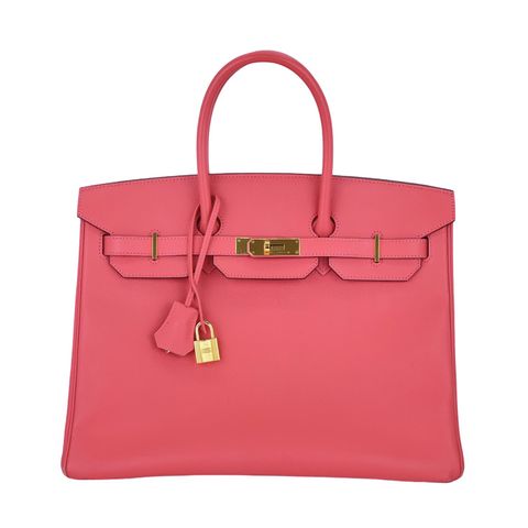 Hermes Epsom Leather Gold Hardware Bougainvillea Birkin 35 - 1