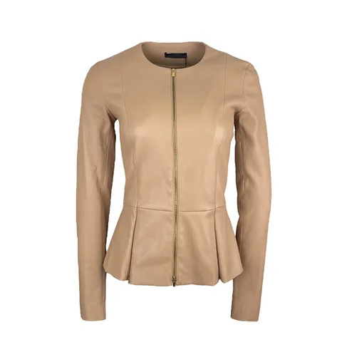 The Row Camel Lambskin Anasta Jacket 2