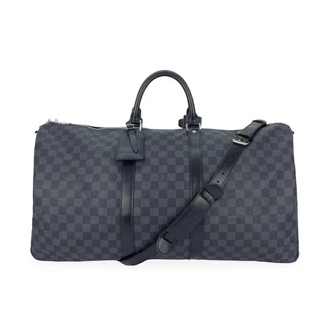 Louis Vuitton Damier Graphite Canvas Keepall Bandouliere 55 - 1