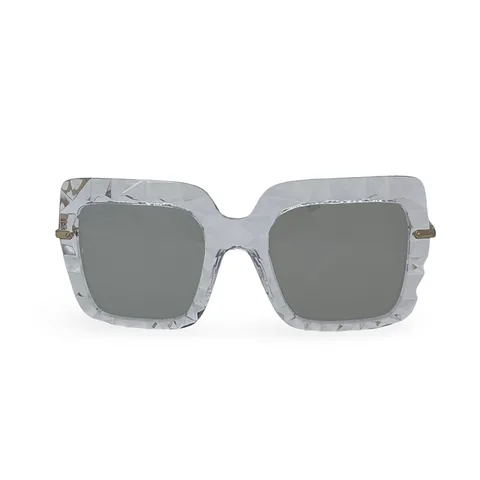 Dolce Gabbana White Crystal DG6111 3133/6G Sunglasses