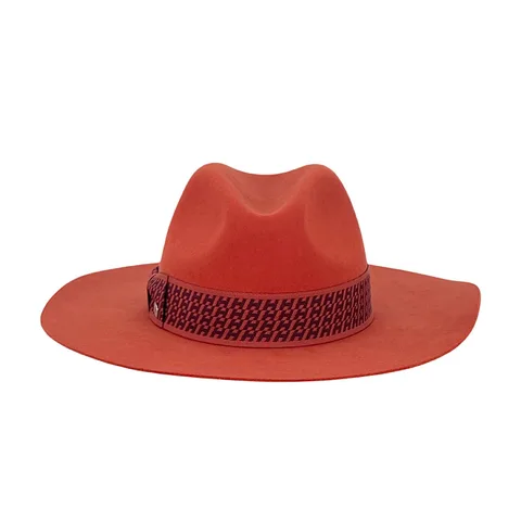 Hermes Brique Faubourg Velvet Rabbit Felt Cap 56 - 1