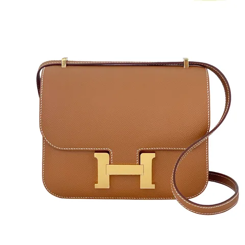 Hermes Epsom Leather Gold Hardware Gold Constance 18