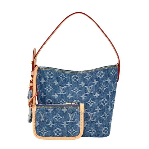 Louis Vuitton Blue Monogram Denim All In BB Bag - 1
