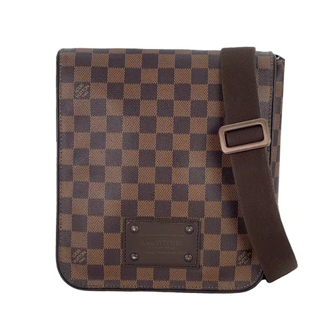 Louis Vuitton Brown Damier Ebene Canvas Brooklyn PM Crossbody Bag - 1