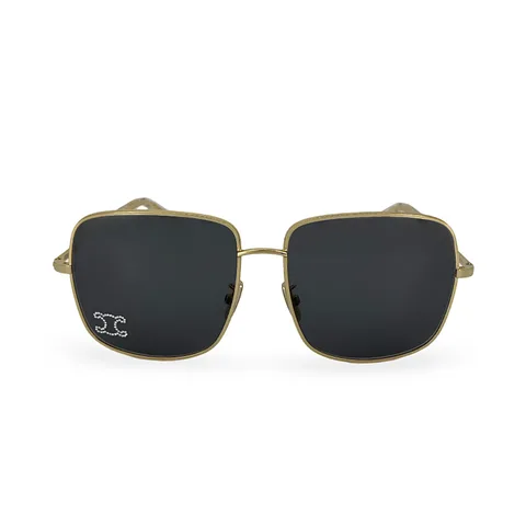Celine Black Gold Triomphe Rhinestone CL40284U Sungaless