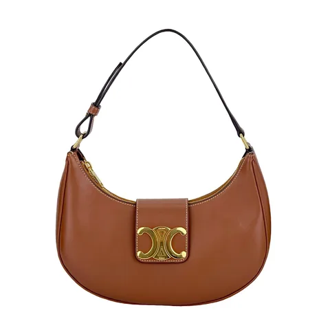 Celine Tan Smooth Calfskin Medium Ava Triomphe Bag - 1
