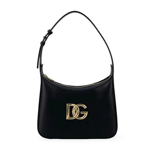 Dolce Gabbana Black Calfskin 3.5 Shoulder Bag - 1