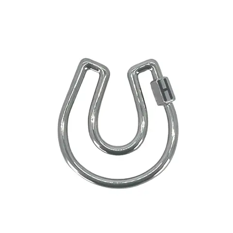 Hermes Metal Fer E Cheval Key Ring