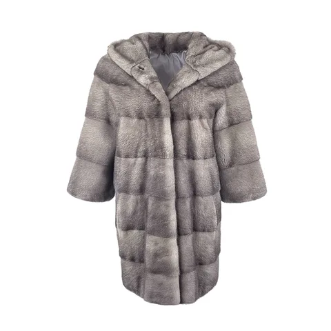 Cele Brand Hooded Mink Fur 38 - 1