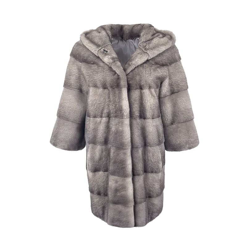 Cele Brand Hooded Mink Fur 38 - 1