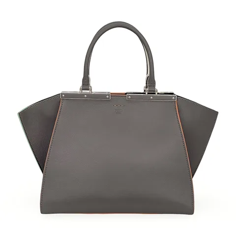 Fendi Grey Calfskin 3Jours Handbag - 1