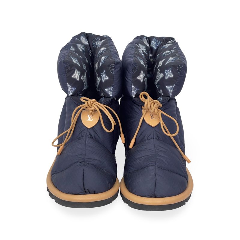 Louis Vuitton Navy Blue Pillow Monogram Comfort Ankle Boots 39 - 2