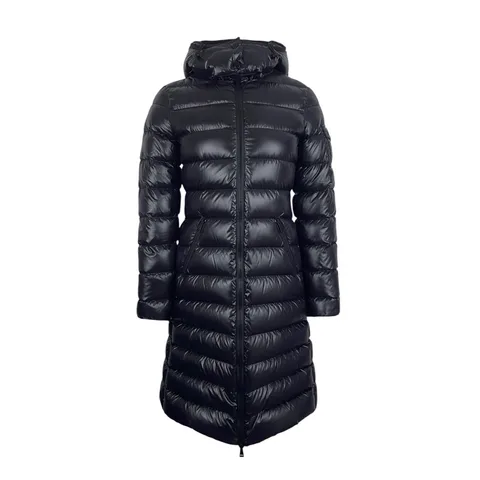 Moncler Black Hooded Down Moka Jacket 0 - 1