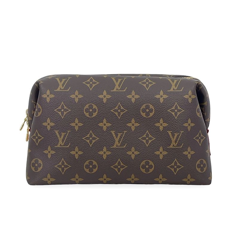 Louis Vuitton Brown Monogram Canvas Cosmetic Pouch GM - 1