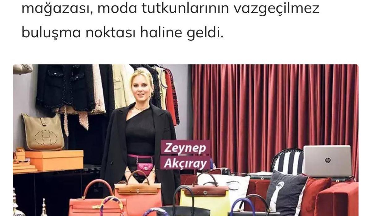 Zeynep Akçıray'ın Etiler'deki Deluxe Seconds Mağazası, moda tutkunlarının vazgeçilmez buluşma noktası haline geldi.