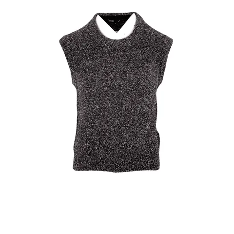 Maje Black Glitter Knitwear 2 - 1