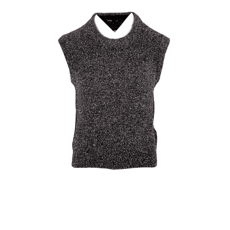 Maje Black Glitter Knitwear 2 - 1