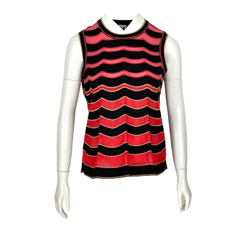 Missoni Fuchsia Red Sleeveless Tshirt IT44 - 1