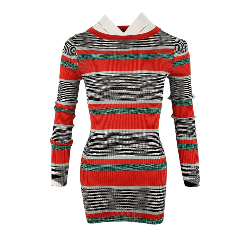 Missoni Orange Green Black Sweatshirt IT40 - 1