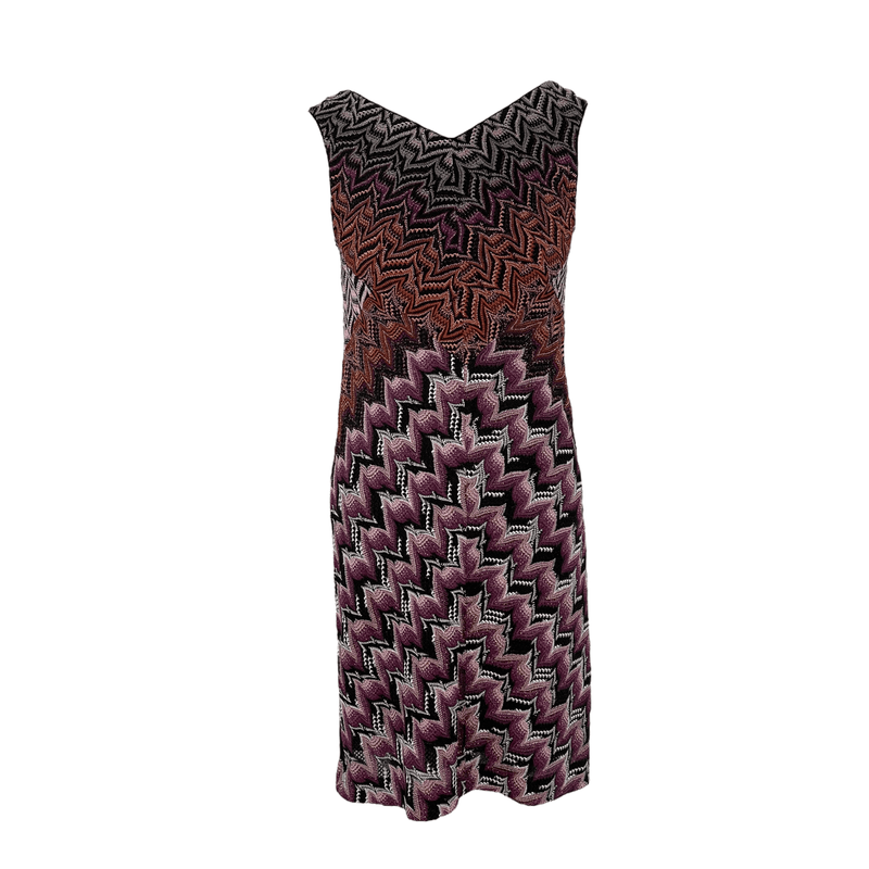 Missoni Multicolor Sleeveless Glitter Dress IT38 - 1