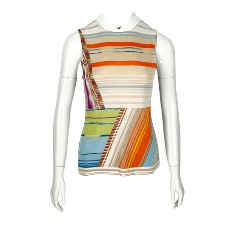 Missoni Multicolor Sleeveless Tshirt IT42