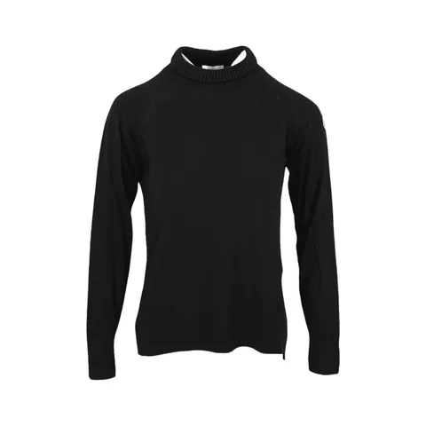 Moncler Black Wool Maglione Tricot Girocollo Sweater XS - 1