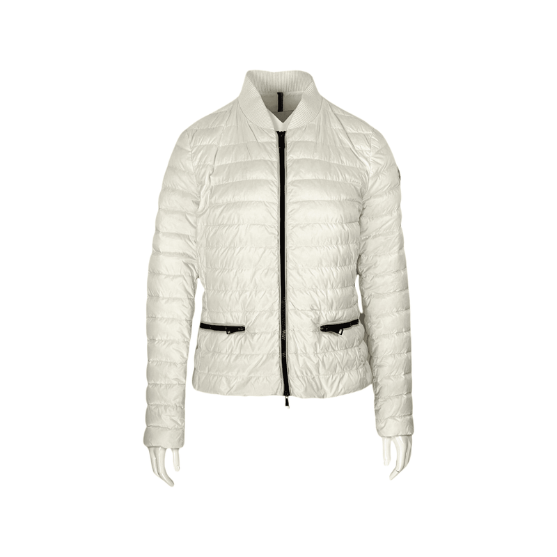 Moncler White Blenca Jacket 4 - 1
