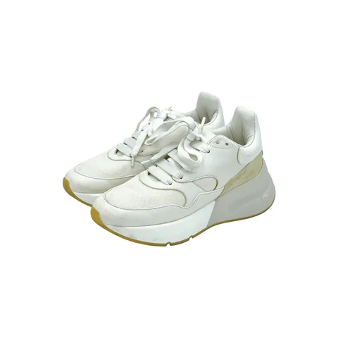 Alexander McQueen Nappa Joey White Sneakers 36.5 - 1