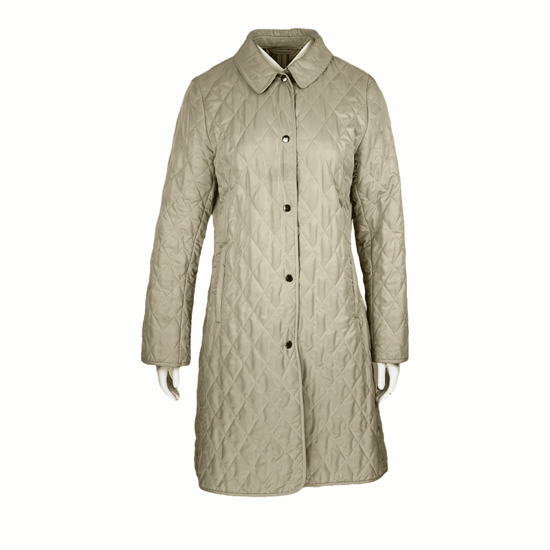 Burberry Beige Quilted Trenchcoat 38 - 1