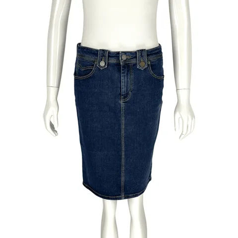 Burberry Blue Denim Mini Skirt IT42 - 1