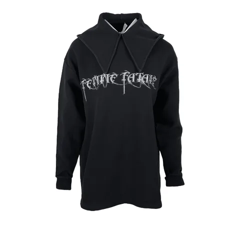 Balenciaga Black Femme Fatale Oversized Hoodie XS